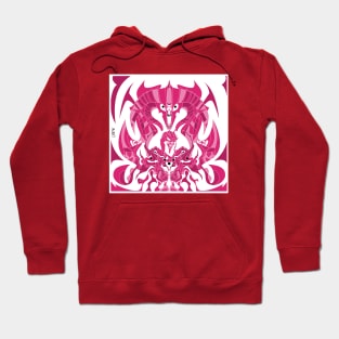 pink orc nazgul and balrog ecopop knights of the dark realm Hoodie